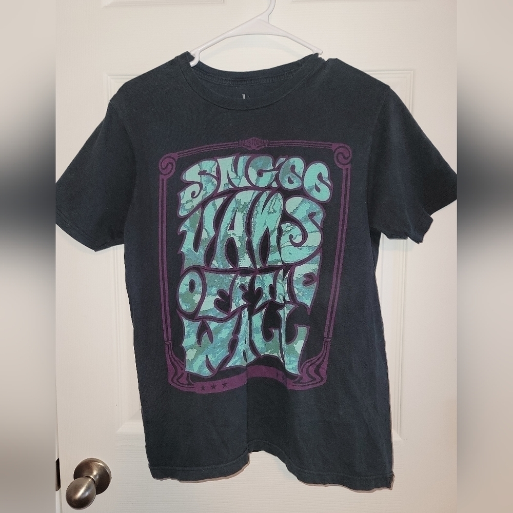 Mens short sleeve crew neck Van's t-shirt with Johnny Layton size M